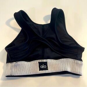 ALO Yoga Black Bra and Leggings SET